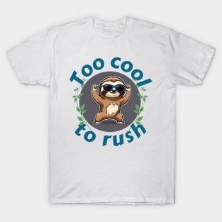 Sloth, too cool to rush T-Shirt